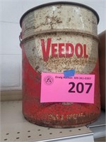 Veedol Metal Oil Can