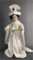 Porcelain Geisha Doll