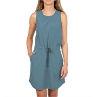 Tilley Women's XL Travel Dress, Slate Blue Extra
