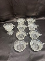 Vintage Bundle of Indiana Glass Punch Cups