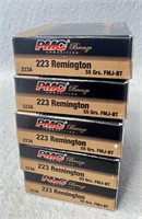 (100) Rnds. 223 Remington PMC Bronze