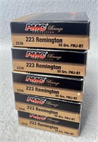 (100) Rnds. 223 Remington PMC Bronze