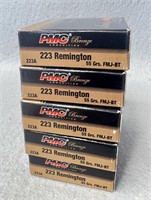 (100) Rnds. 223 Remington PMC Bronze