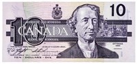 Bank of Canada 1989 $10 GEM "BEG"