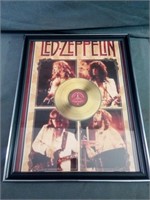 Led Zeppelin Framed Print Measures 9.5" x 12"
