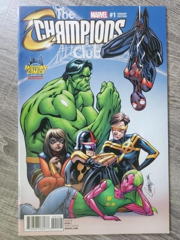 EX: Champions #1 (2016) J SCOTT CAMPBELL VARIANT