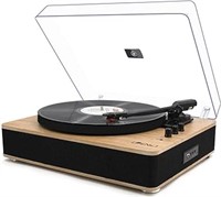 Vinyl Record Player 3-Speed Belt-Drive Turntable