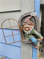 Hanging Gnome Yard Art (deck)
