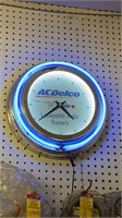 ACDelco neon clock