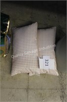 2- outdoor pillows