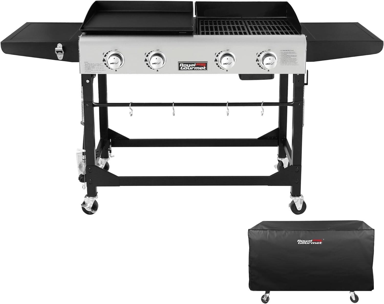 Royal Gourmet GD401C 4-Burner Flat Top Gas Grill