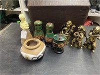INDIAN POTTERY, ANGELS , AVON , MISC , CARRIER