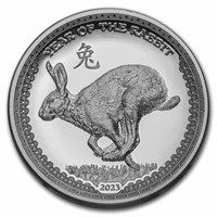 2023 Palau 1 Oz Silver $5 Year Of The Rabbit Uhr