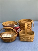 4 Longaberger Baskets