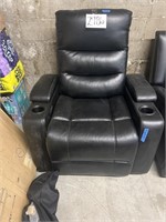 Serta leather style power recliner- scuffed- used