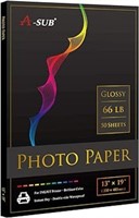 SEALED - A-SUB Premium Photo Paper High Glossy 13x