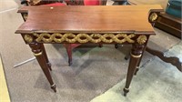French style Consol table or sofa table with a