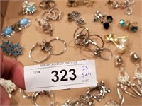 23 Sets of Vintage & Costume Earrings