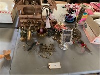 LARGE LOT OF BRASS DECOR