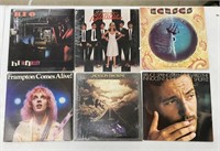 Group of 1980's Classic Rock Record Albums