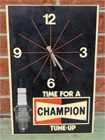 Original CHAMPION SPARK PLUGS Clock (Not