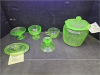 Lot of Mismatched Uranium Glass