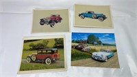 Vintage car pictures and calendar