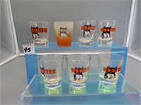 7 Hooters Shot Glasses