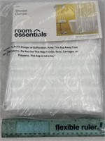 NEW Lot of 3- Room Essentials Shower Curtain