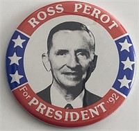 Ross Perot for President 1992 pin