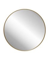 Wall Mirror - Gold for Entryways  Washrooms