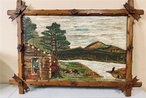 FOLK ART PAINTING BY A.S.NAULT