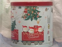 Large Steam Engine Christmas Tin