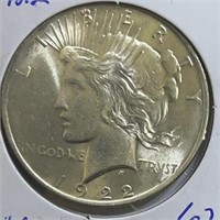 1922 Peace  Dollar MS
