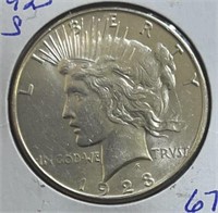 1923S Peace  Dollar MS