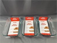 3 New Pyrex Baking Dishes