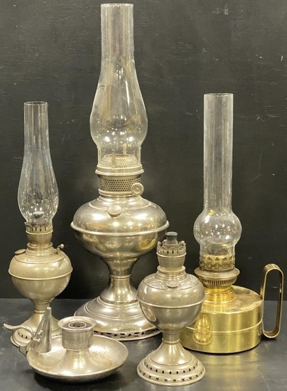 Vintage Oil Lamps & More