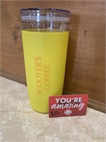 $10 Scooters Card and Tumbler