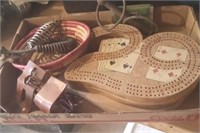 CRIBBAGE BOARD, COW KICKER, LIFTERS & MORE