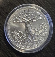 One Ounce Silver Round: Tree of Life