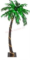 Curved LED Palm Tree