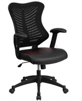 Flash Furniture Kale High Back Designer Black