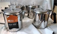 Glacier Stainless  6 Cup Percolators (4)