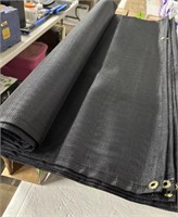 8FT BLACK MESH BANNER IN BOX