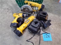Dewalt 12v power tools & acc's (all work)