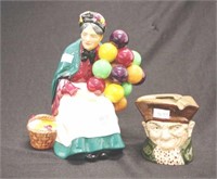 Royal Doulton "the old balloon seller" figurine