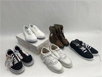5 Pair Size 4 Girls Shoes