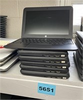 6 HP Chromebooks,  11 G4 Model