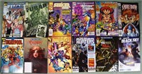 12 Marvel & other modern age comic books; as is