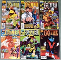6 Marvel modern age comics Excalibur; as is
